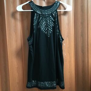 No Boundaries Halter Swing Tank Black NWT Size L/G 11-13 Juniors
